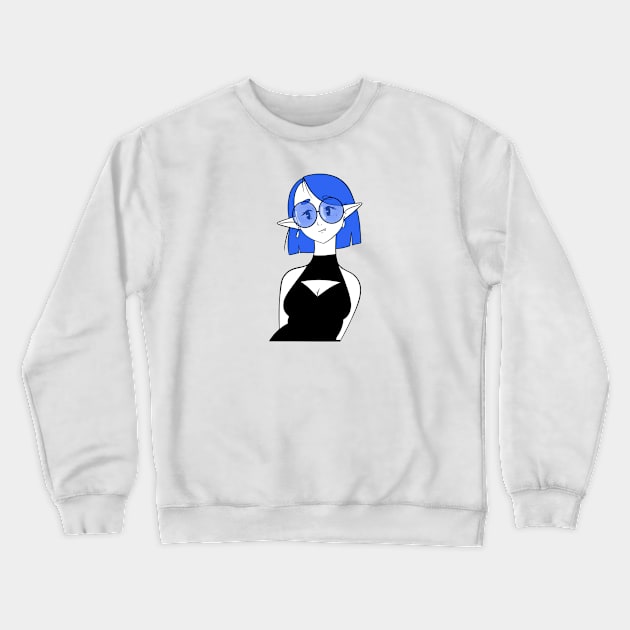 Glasses Crewneck Sweatshirt by DonCorgi